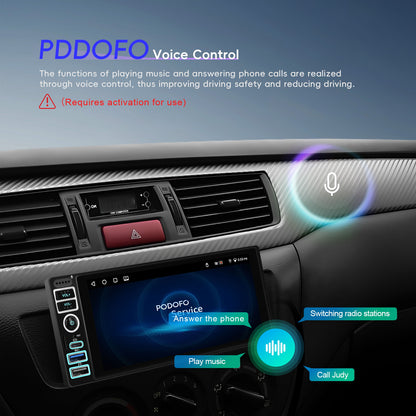 Autoradio – Auto Radio – Autoradio Met Bluetooth – Auto Stereo – 1 DIN Autoradio – 6,9 Inch Scherm – Draadloze CarPlay & Android Auto Met Achteruitrijcamera En Microfoon