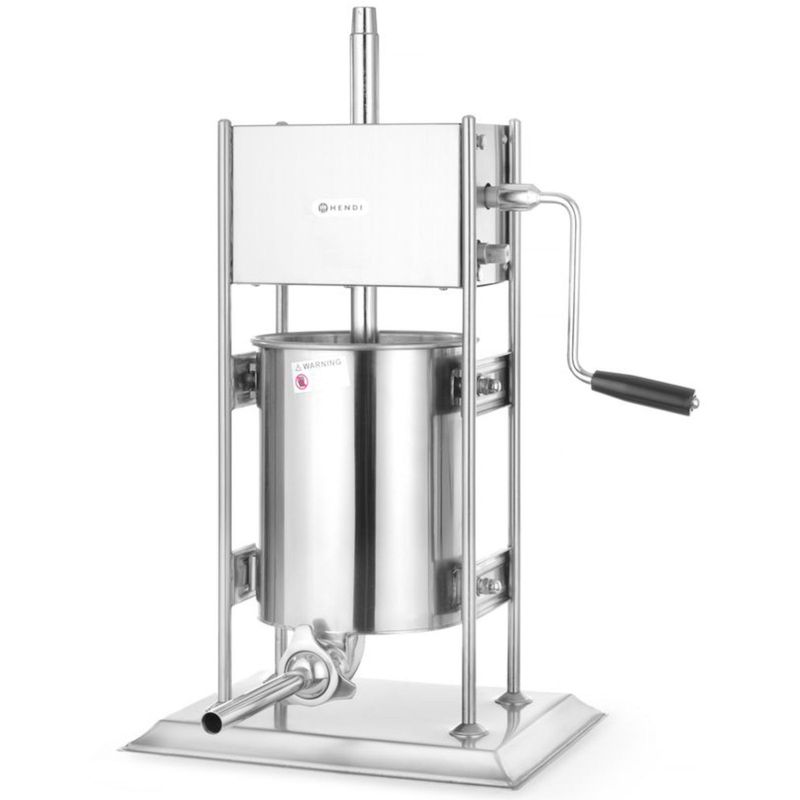 Verticale Worstenvuller – Worstmaker – Worstmachine – Worstvuller – Worstapparaat – RVS 10 Liter – Twee Snelheden
