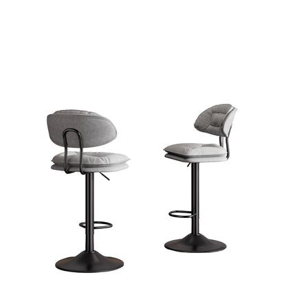 Barstoel – Barkruk – Barstoel Kruk – Barstoelen Set – Barkrukken – Ergonomisch Ontwerp – Hoogte Verstelbaar – Draaibaar – Dubbel Laags Nepleer – Middeleeuwse Stijl – Set Van 2
