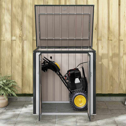 Tuinopbergbox – Tuinkist – Buitenbox – Opbergkist – Opbergbox – Zwart – Stalen Constructie – Ruim Formaat 101,5x82x100 cm