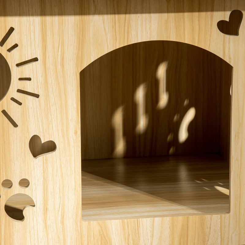 Houten Hondenhok – Hondenhuis – Huisdier Shelter – Buitenkennel – Dierenhok – Groot Formaat – Verhoogde Vloer & Weerbestendig Dak – Geschikt Voor Kleine En Grote Honden