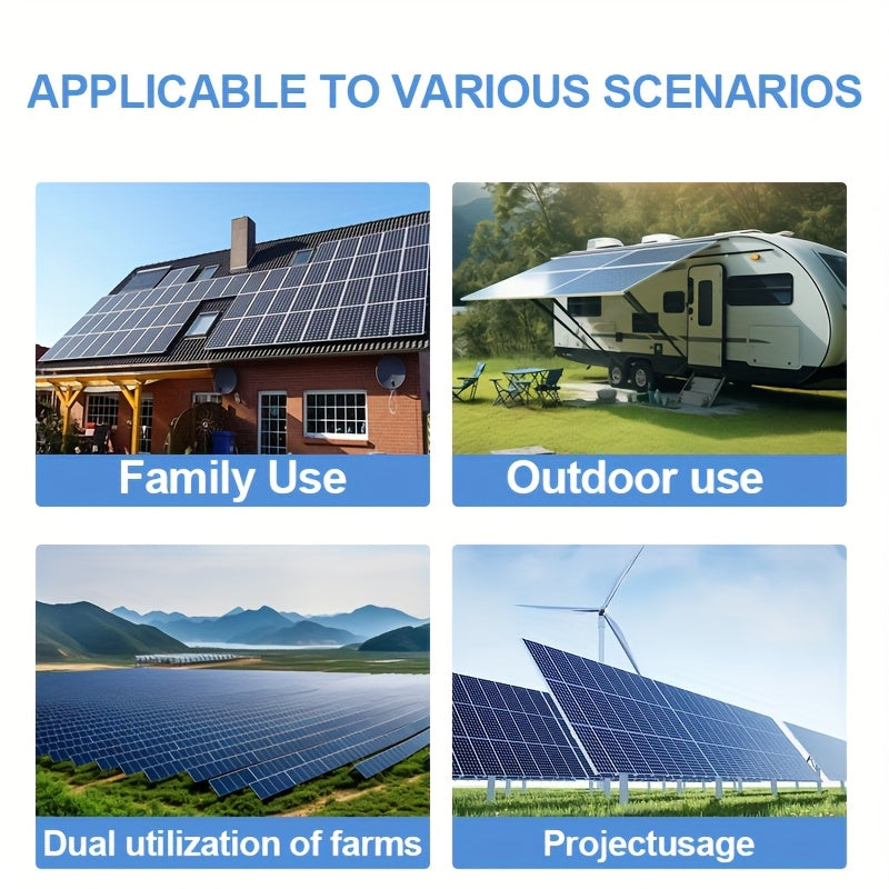 Micro-omvormer Zonne-energie Omvormer – Zonnepaneel Omvormer – Solar Inverter – Grid Tie Omvormer – Hybride Omvormer – 1000W Vermogen – IP67 Waterdicht & WiFi Monitoring