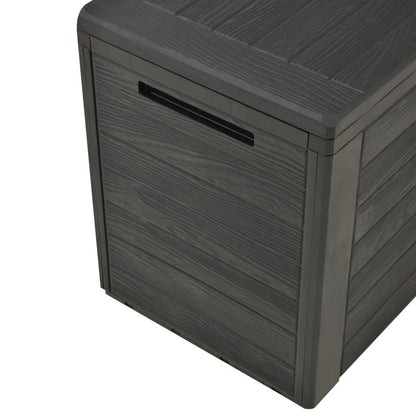 Opbergbox Tuin – Tuinkussenbox – Tuinbox – Tuinkist – Tuinopbergkast – Duurzaam Polypropyleen – Vergrendelbaar Deksel – 190 Liter – 78x44x55 cm – Antraciet