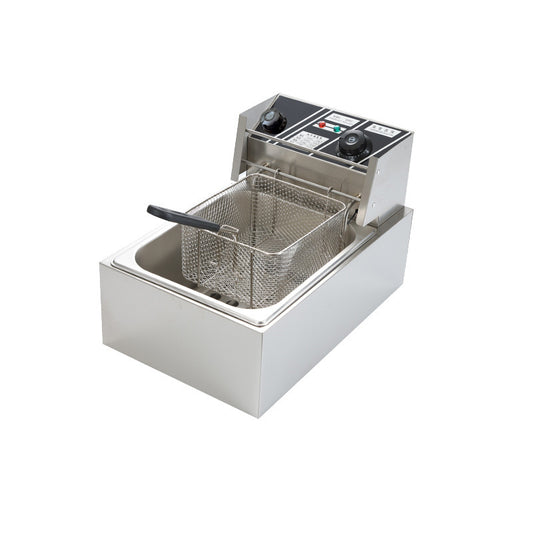 Friteuse – Frituurpan – Elektrische Friteuse – Diepfriteuse – Keukenapparaat – 6 Liter Inhoud – Roestvrij Staal – Energiezuinig