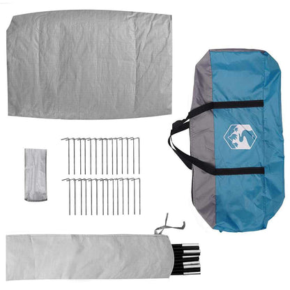 Tent – Kampeertent – Tunneltent – Familietent – Outdoor Tent – 10 Persoons – Waterdicht Polyester – Stevige Fiberglas Stokken