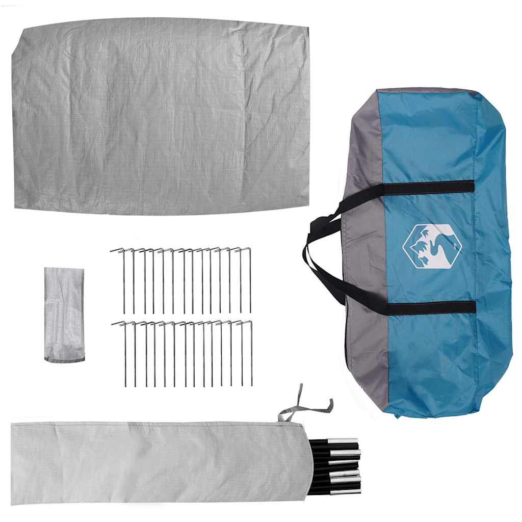 Tent – Kampeertent – Familietent – Tunneltent – Outdoor Tent – 6-Persoons – Waterdicht Polyester – Lichtgewicht Glasvezel