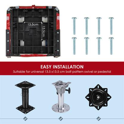 Bootstoel – Bootstoel Klapstoel – Vissersstoel – Bootzitje – Opklapbare Stoel – Set van 2 – Ergonomisch Design – Dik Schuim & Metalen Scharnier