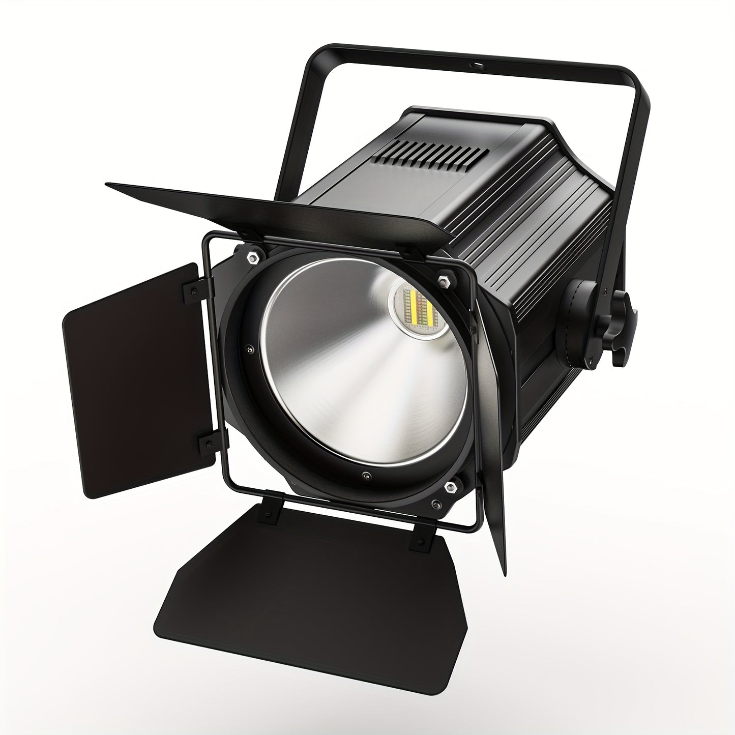LED Stagelampen – Showspots – Podiumverlichting – DJ Lampen – LED Spots – 2-Pack 200W COB RGBWA+UV – DMX512 Met Barn Doors
