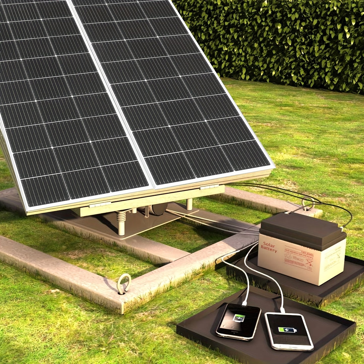 Zonnepaneel Kit – Solar Panel Set – Zonne-energie Systeem – Off-Grid Kit – Photovoltaïsch Pakket – 240W Monokristallijn – 20A PWM Laadregelaar – 12V/24V Compatibel
