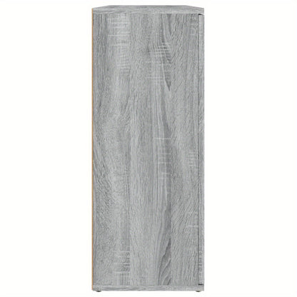Sideboard Grey Sonoma 91x29.5x75 cm Engineered Wood Side Cabinet Organizer Storage Cabinet Storage Box for Bedroom, Living Room, Bathroom, Home Furniture