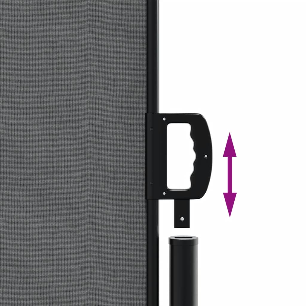 Windscherm – Windbreker – Uitschuifbaar – Tuinscherm – Privacyscherm – 140x1000 cm – Weerbestendig – Stalen Frame – Antraciet