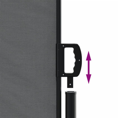 Windscherm – Windbreker – Uitschuifbaar – Tuinscherm – Privacyscherm – 140x1000 cm – Weerbestendig – Stalen Frame – Antraciet