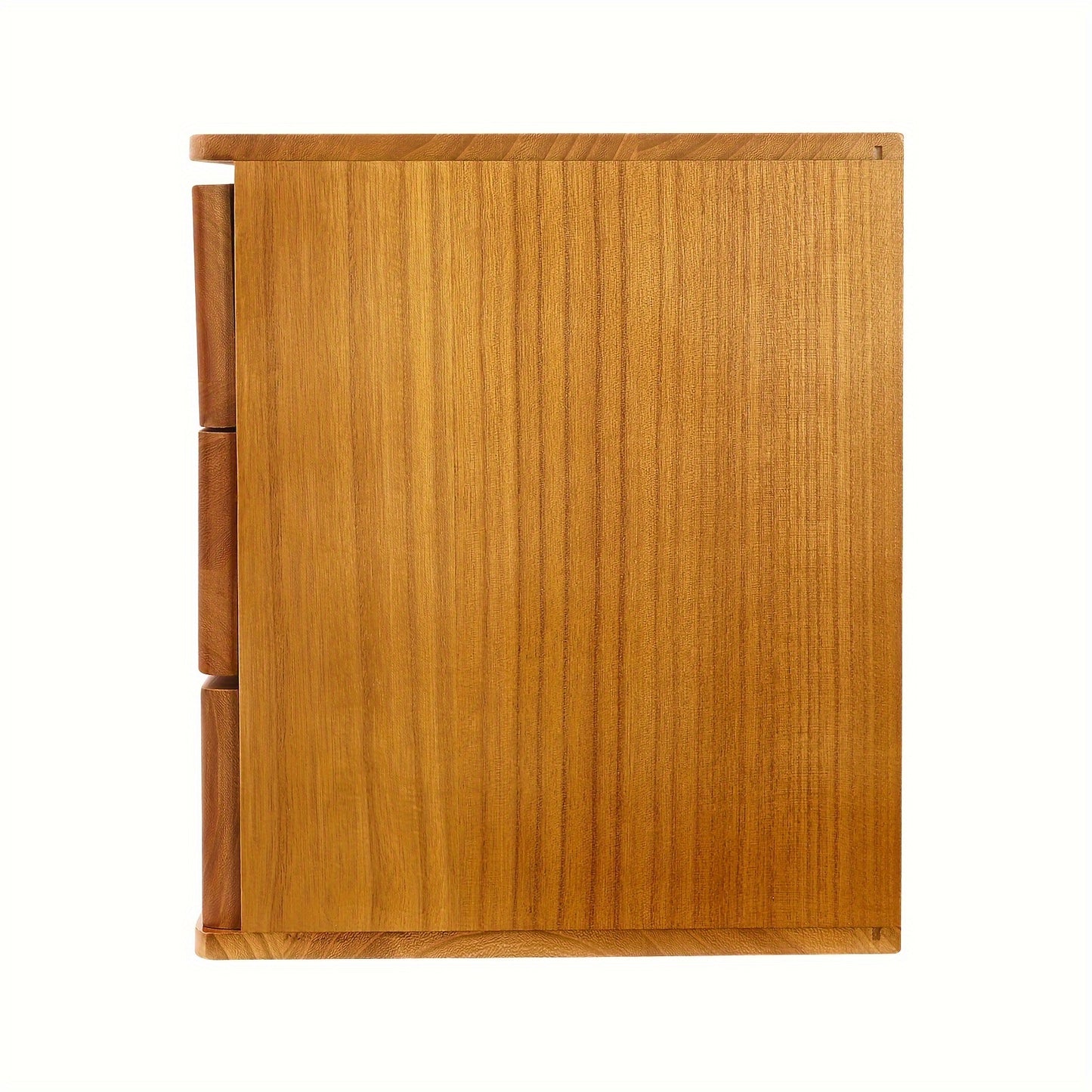 3-Laags Opbergkast – Ladekast – Bureaukast – Opbergmeubel – Ladenkast – Modern – Hoogwaardig Tung-Hout – Met Slot En Sleutels