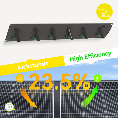 Zonnepaneel – Solar Panel – Opvouwbaar Zonnepaneel – Draagbaar Zonnepaneel – Zonne-energie Paneel – 400W Hoog Vermogen – Monokristallijn Met Kickstand