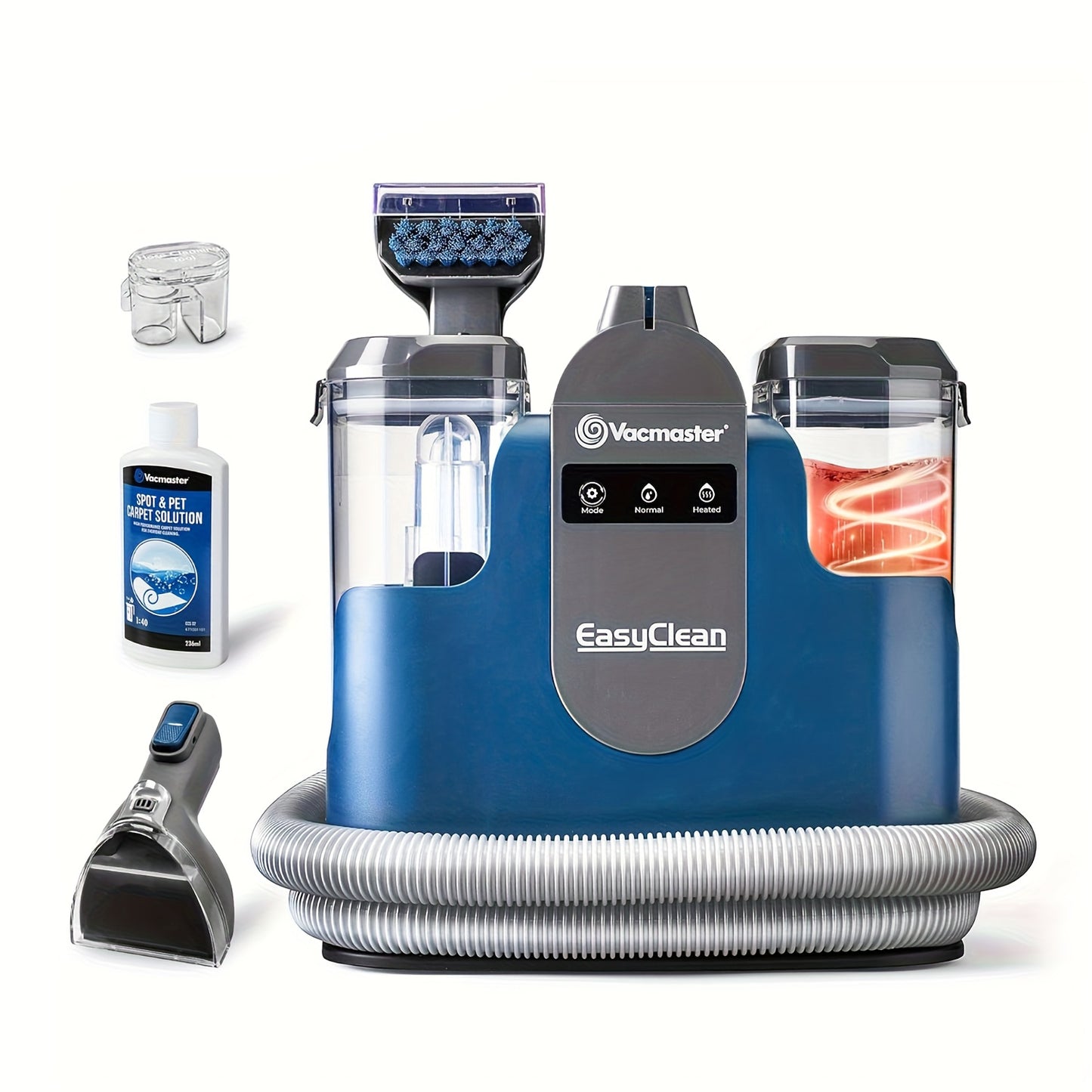 Tapijtreiniger – Vlekkenreiniger – Bankreiniger – Meubelreiniger – Zetelreiniger – 500W Verwarmerfunctie – 1,6L Waterreservoir – Lichtgewicht Compact
