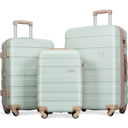Kofferset – Reiskoffer Set – Hardcase Koffers – Trolley Bagage – Reisbagage – ABS Hard Shell – 360° Swivel Wielen – Combinatie Slot – Lichtgewicht – M, L, XL