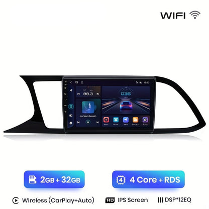 Multimedia Speler – Autoradio – Navigatiesysteem – 2-DIN Android Radio – WiFi Android Auto – 9 Inch IPS Scherm – DSP Geluidsoptimalisatie