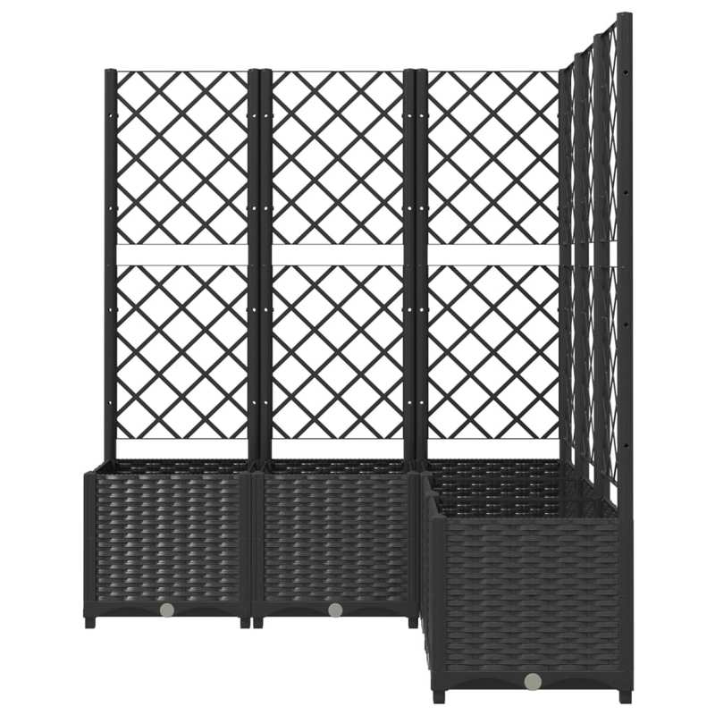 Plantenstandaard – Plantenrek – Klimplant Steun – Bloemenhouder – Latticestructuur – 120x120x136 Cm – Duurzaam Polypropyleen