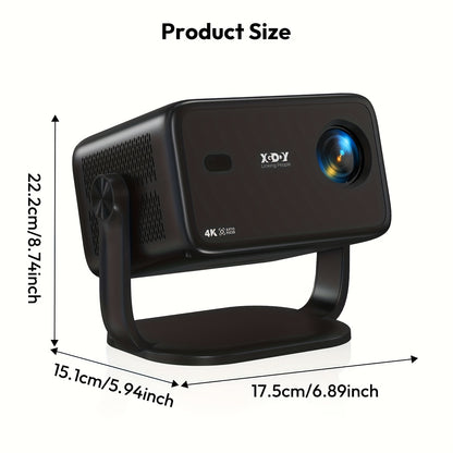 Led Projector – Mini Beamer – Draagbare Projector – Home Cinema – Multimedia Projector – Full HD 1920x1080 – 500 ANSI Lumen – Android 11 WiFi 5G