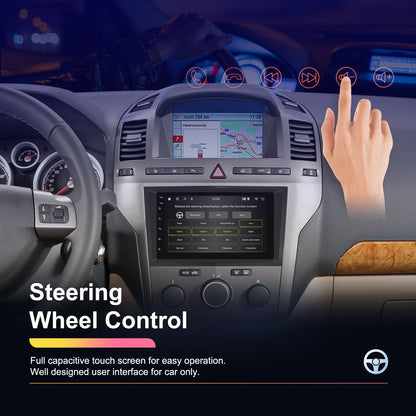 Android Autoradio – Multimedia Systeem – Touchscreen Navigatie – Bluetooth Audio – Draadloze CarPlay & Android Auto – 7 Inch Scherm – GPS Navigatie Met WiFi – Stuurwielbediening + Achteruitrijcamera & 2GB RAM 64GB ROM