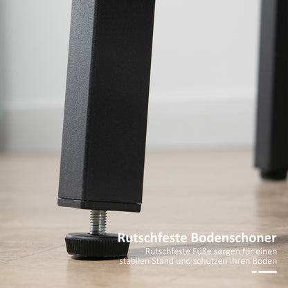 Eettafel – Keukentafel – Grote Tafel – Industriële Tafel – Rustieke Tafel – Ø80 cm – Met Metalen Poten & Afgeronde Randen