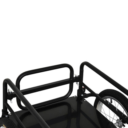 Fietskar – Fietsaanhanger – Bagagekar – Transportkar – Aanhangwagen – Stalen Frame – 70 Liter Inhoud