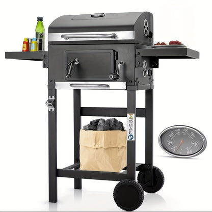 Double Tablet BBQ Grill – Barbecue – Grill – Smokey – Buitenkeuken – Dubbele Grilltafels – Temperatuurmeter – Stevig Metaal