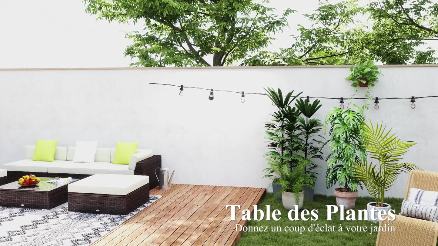Plantenbak – Bloembak – Moestuinbak – Kruidenbak – Verhoogde Houten Plantenbak Op Poten – Natuurlijk Hout – Acryl Zijpanelen – Efficiënt Afwateringssysteem