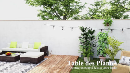 Plantenbak – Bloembak – Moestuinbak – Kruidenbak – Verhoogde Houten Plantenbak Op Poten – Natuurlijk Hout – Acryl Zijpanelen – Efficiënt Afwateringssysteem