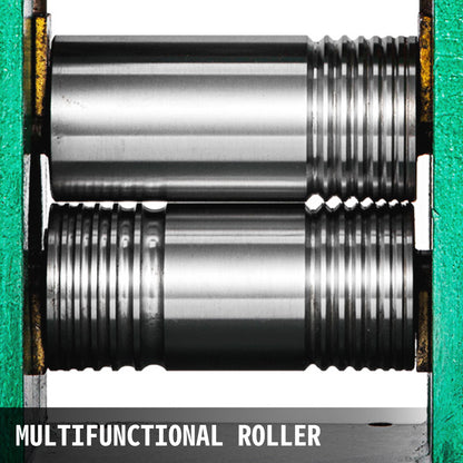 Rollerspers – Metaalwals – Juwelierswals – Walsmachine – Metaalroller – 120 mm Breedte – 4:1 Overbrengingsverhouding
