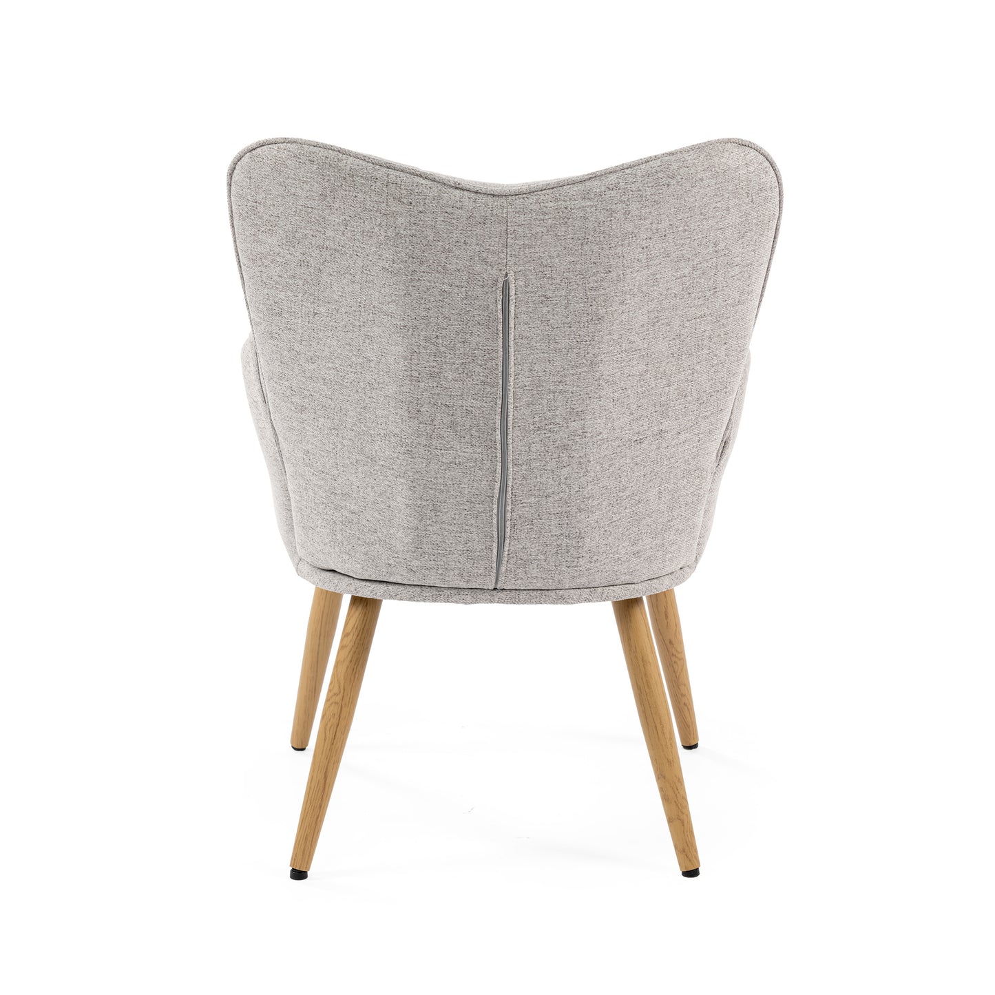 Fauteuil – Lounge Stoel – Sessel – Armstoel – Relaxstoel – Grijze Stof – Ergonomisch Design – 72x62x90,5 cm