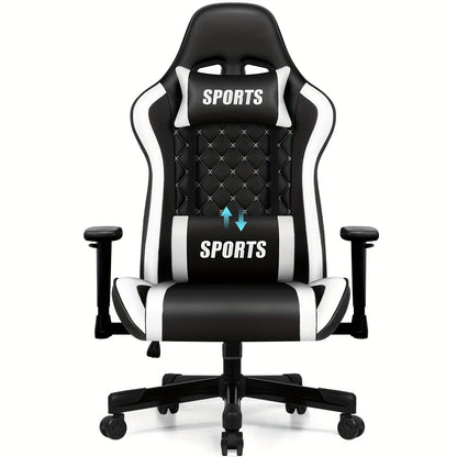 Gamingstoel – Gamestoel – Gaming Chair – Game Stoel – Gamestoel – Ergonomisch – Verstelbare Lendensteun – 360° Draaibaar