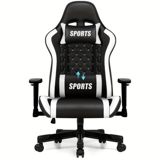 Gamingstoel – Gamestoel – Gaming Chair – Game Stoel – Gamestoel – Ergonomisch – Verstelbare Lendensteun – 360° Draaibaar