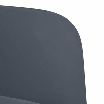 Fauteuil – Relaxfauteuil – Loungestoel – Zitzak – Leunstoel – Donkergrijs Zwart – Memory Foam Vulling – Stevig Houten MDF Frame