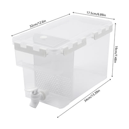 Drankenkoeler – Drankendispenser – Drinkdispenser – Sapdispenser – 6 Liter Inhoud – Met Kraantje – Hitte- En Vriesbestendig - QUORE