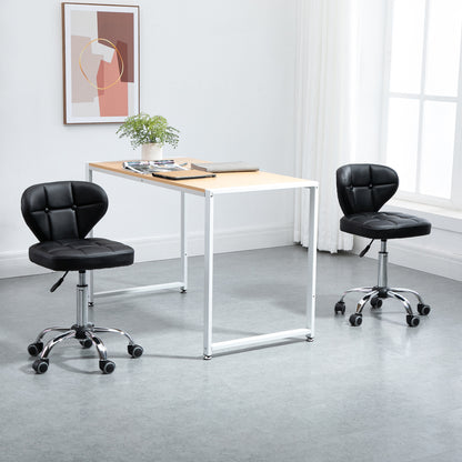 Kruk – Werkkruk – Zadelkruk – Bureaustoel – Draaistoel – Verstelbare Zithoogte 72-87 cm – Kunstleer Bekleding