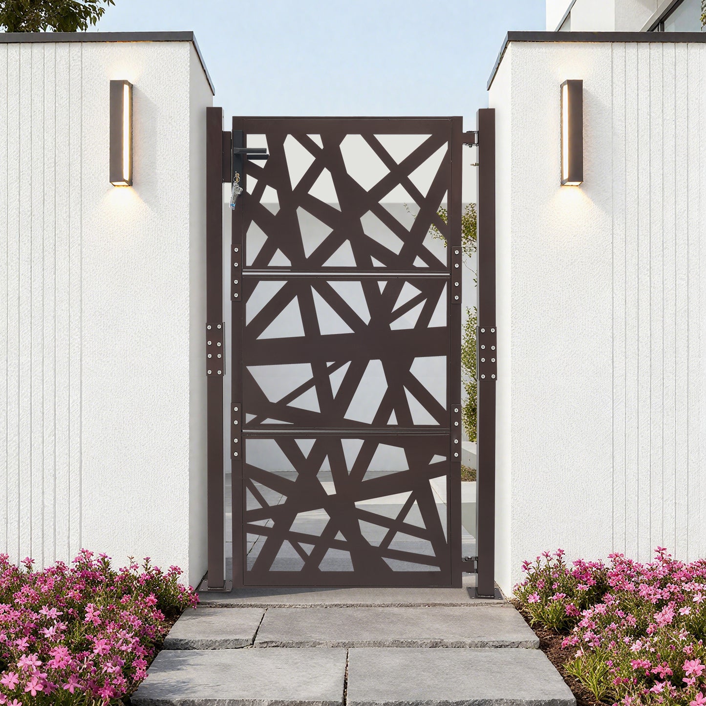 Garden Gate, Outdoor Garden Entrance Gate, Garden Metal Gate