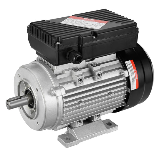 Elektrische Motor – Elektromotor – AC Motor – Industrie Motor – 0,75 kW Motor – 1400 RPM – Roestbestendige Stalen Behuizing – Omkeerbare Draairichting