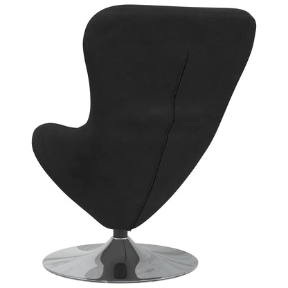 Fauteuil – Draaifauteuil – Lounge Stoel – Relaxstoel – Zwarte Stoel Zonder Voetenbank – Zacht Duurzaam Textiel – Draaibaar Ontwerp
