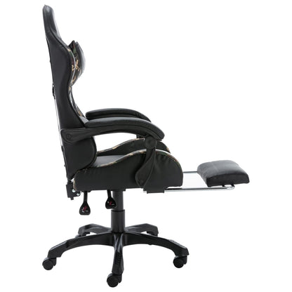 Gamestoel – Gaming Stoel – Gaming Chair – Game Stoel – Bureaustoel – Verstelbare Rugleuning – Uitschuifbare Voetensteun – Kunstleer – Max 150 kg