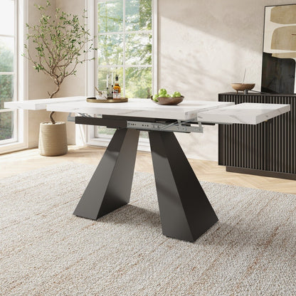 Eetkamerstoelen – Stoelen – Dining Chairs – Keukenstoelen – Zitmeubilair – Velvet Bekleding – Metalen Frame – Set Van 4 – Comfortabele Rugleuning
