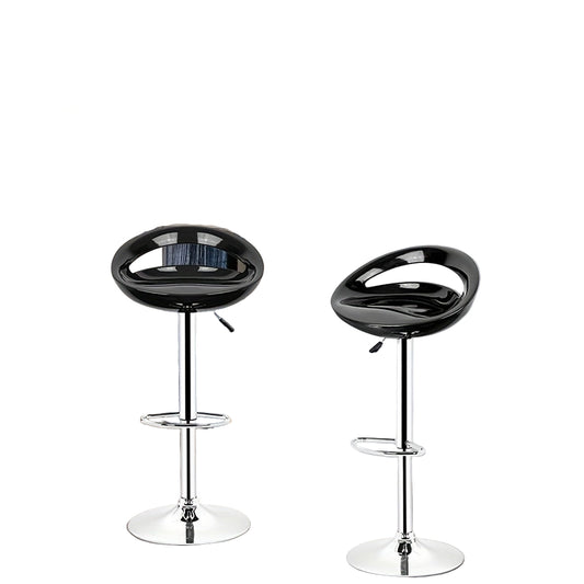 Barstoel – Barkruk – Barstoel Set – Keukenstoel – Barstoel Draaibaar – Verstelbaar – ABS Kunststof – Chrome Onderstel