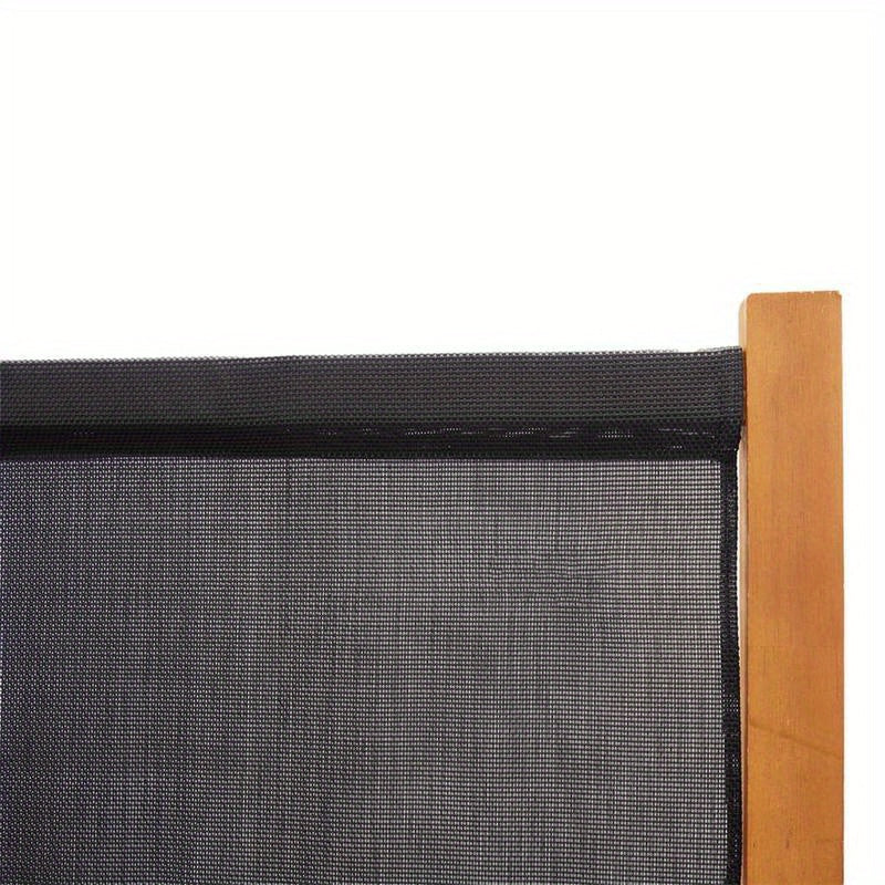 Kamerscheider – Ruimteverdeler – Scheidingswand – Kamerverdeler – 6 Panelen Zwart – 420x180 cm – Hout – Flexibel & Duurzaam