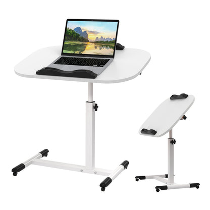 Bureaustoel – Kantoorstoel – Gamingstoel – Draaistoel – Werkstoel – Verstelbaar Hoogte 61-95 cm – Kantelbaar Houten Werkblad 60x40 cm