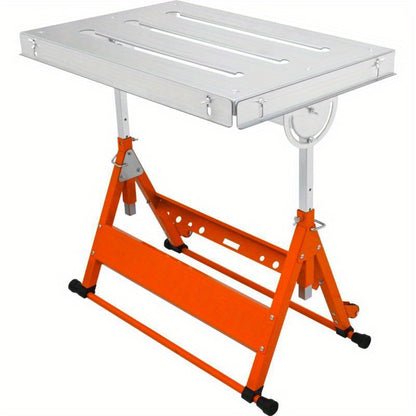 Laswerkbank – Lastafel – Werkbank – Mobiele Werktafel – Inklapbare Werkbank – Stalen Werkblad 76,2x50,8 cm – Verstelbare Hoogte & 181 kg Draagvermogen