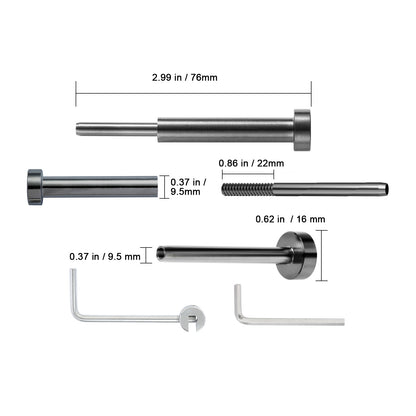 Kabelreling – Kabelbalustrade – Balustradekit – Draadrail – Kabelafscherming – T316 Roestvrij Staal – 3,2 mm Dikte – Onzichtbare Montage – Weerbestendig Zwart