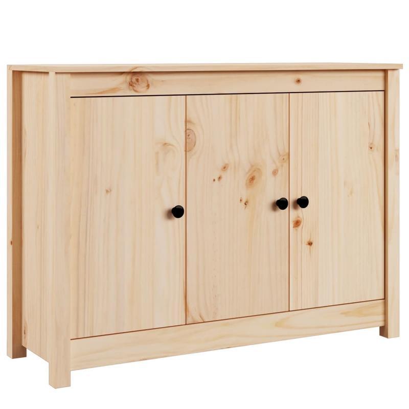 Modern Light Wooden Sideboard with 3 Drawers & 2 Doors - 100x35x74cm, Minimalist Design, Removable Storage, Perfect for Living Room or Bedroom, Bedroom Storage Furniture, Sleek Furniture, Natural Wood Finish