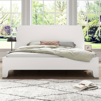 Bedframe – Tweepersoonsbed – Platformbed – Opbergbed – Modern bed – Ruimtebesparend ontwerp – 160x200 cm – Stevige Niet-Houten Constructie
