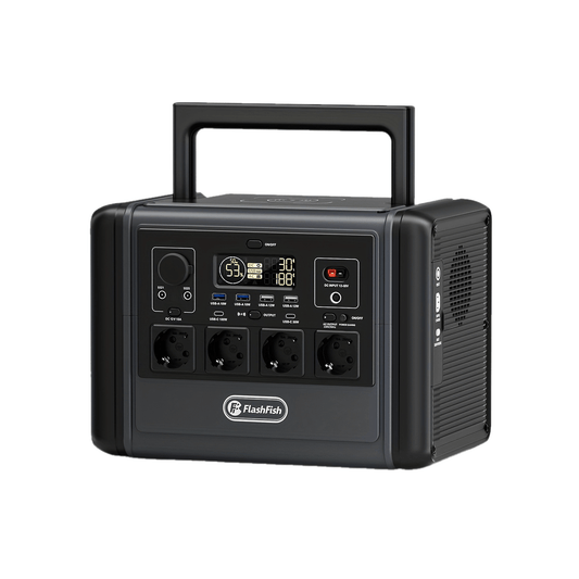 Draagbare Stroomgenerator – Powerstation – Noodstroomvoorziening – Accu Generator – Outdoor Generator – 768Wh Capaciteit – 1200W Vermogen – Draadloos Opladen – Zonne-energie Ondersteuning