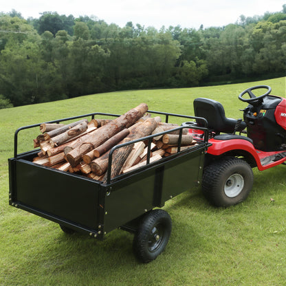 Tuinkar – Aanhangwagen – Tuinwagen – Kar – Kiepwagen – 15 Kubieke Voet – Laadvermogen 340 kg – Pneumatische Banden